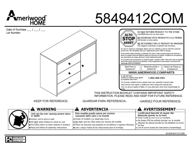 Ameriwood HOME 5849412COM User manual