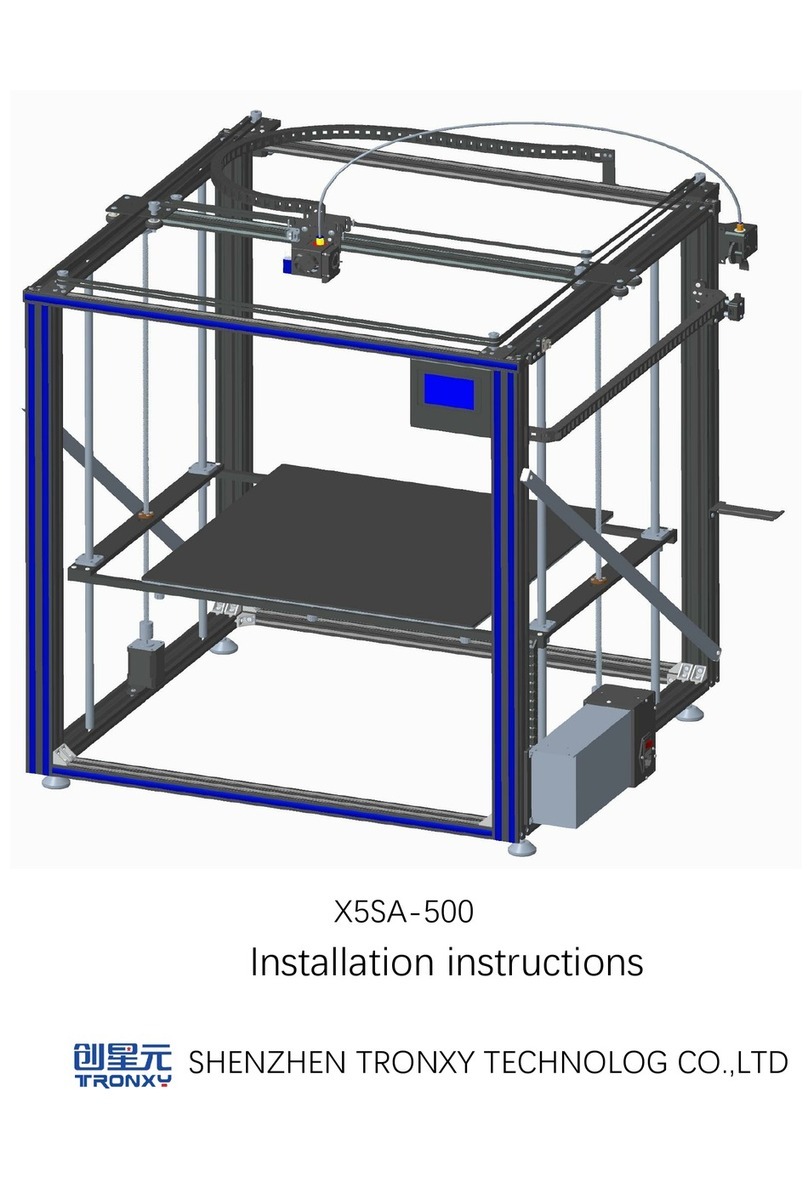 TRONXY X5SA-500 installation instructions