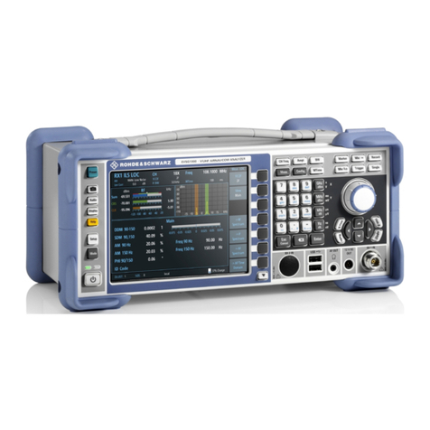 Rohde & Schwarz EVSG1000 user manual