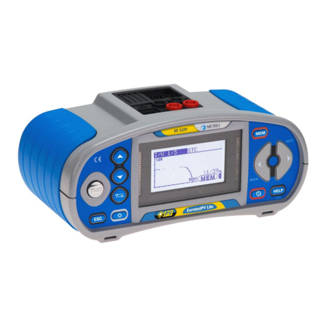 METREL EurotestPV Lite MI 3109 instruction manual