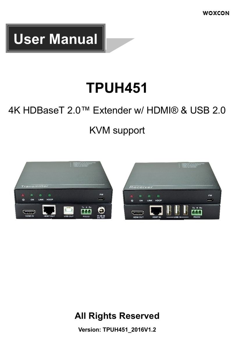 Woxcon TPUH451 User manual