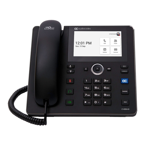AudioCodes 400HD Series User manual
