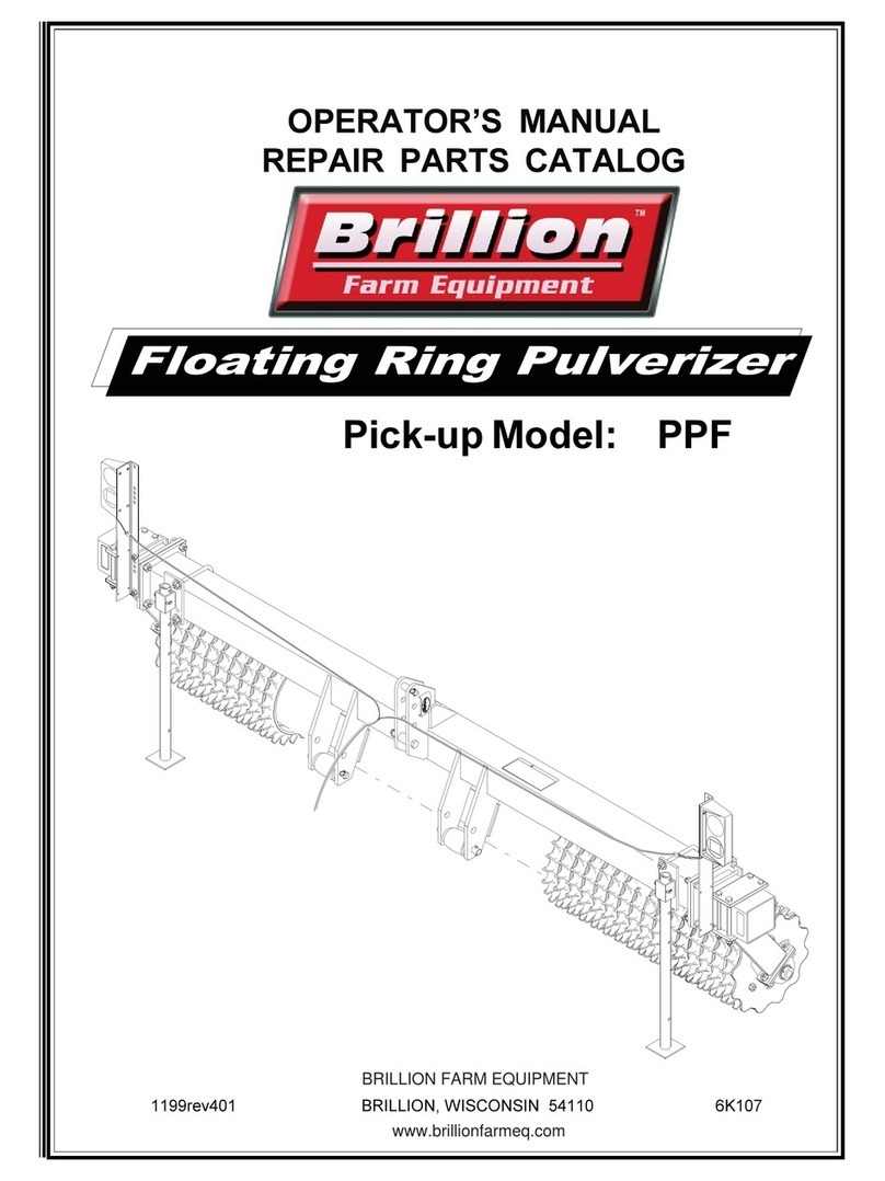 Brillion PPF Series Operator's manual and repair parts