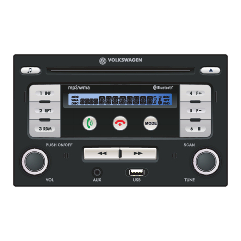 Volkswagen RMT 100 operating instructions