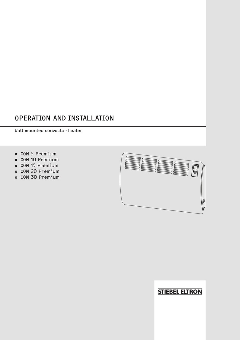 STIEBEL ELTRON CON 5 Premium Instruction Manual