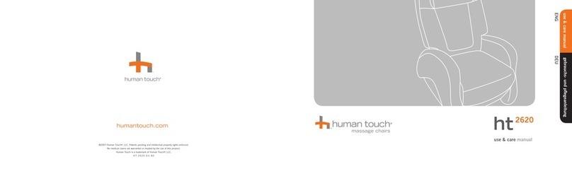 Human Touch HT-2620 Use & care manual
