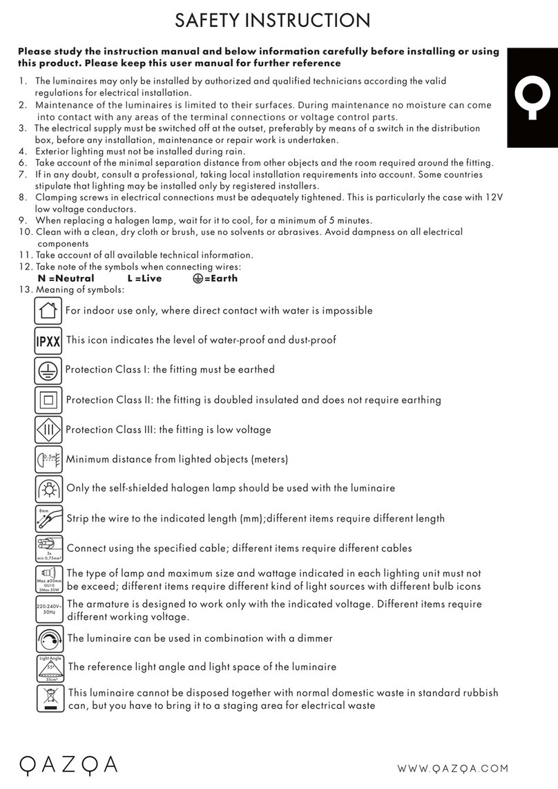 Qazqa Eva FL 1 manual