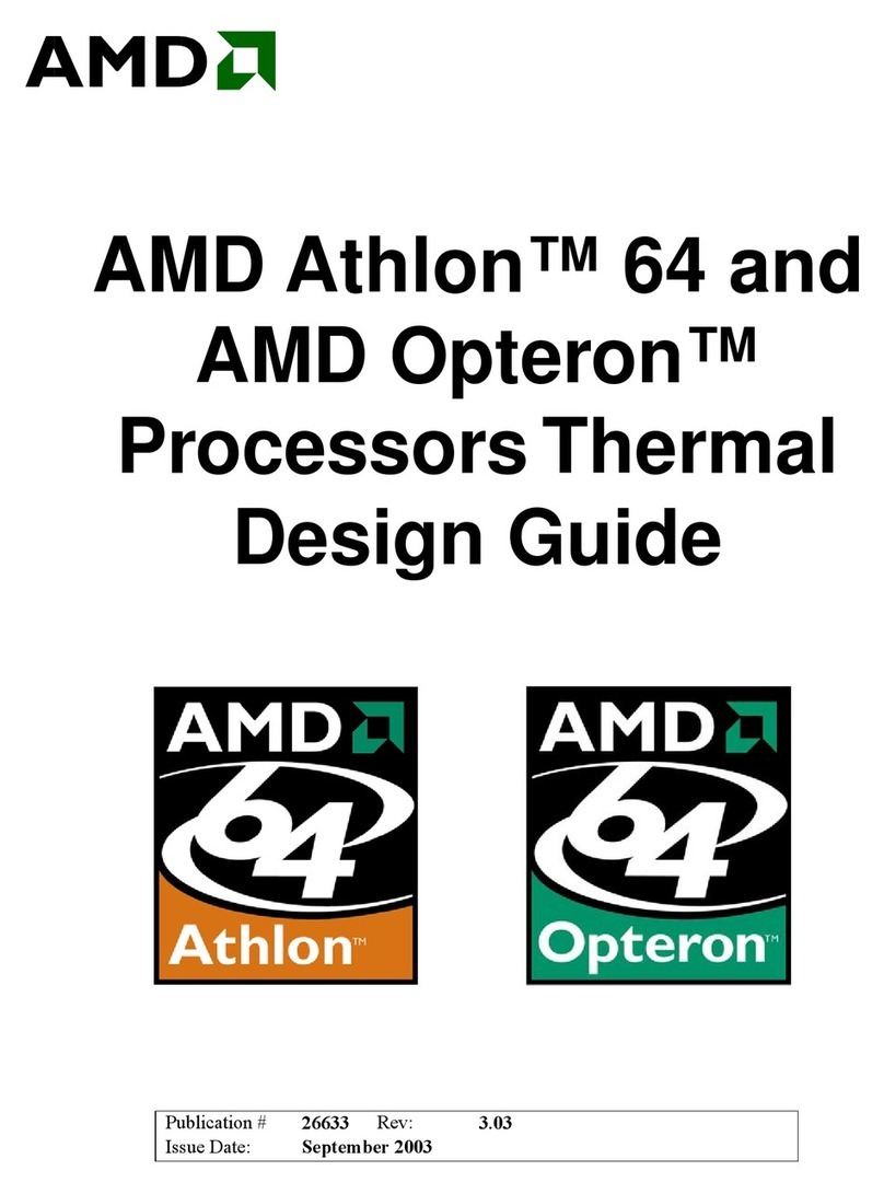 AMD AMD Athlon 64 Thermal Design Guide