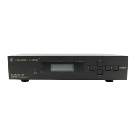 Channel Vision HDM100 user manual