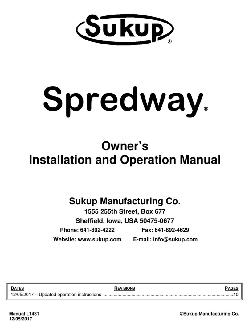 Sukup Spredway Quick start guide