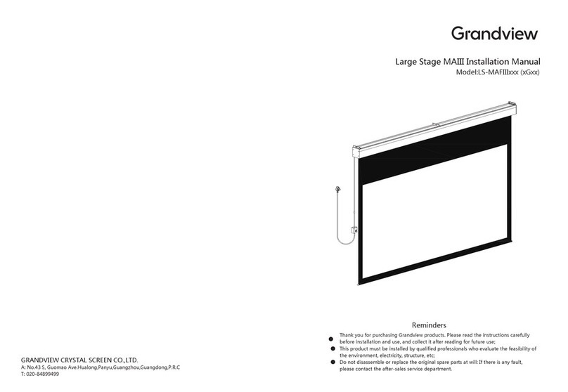 Grandview Large Stage MAIII installation manual