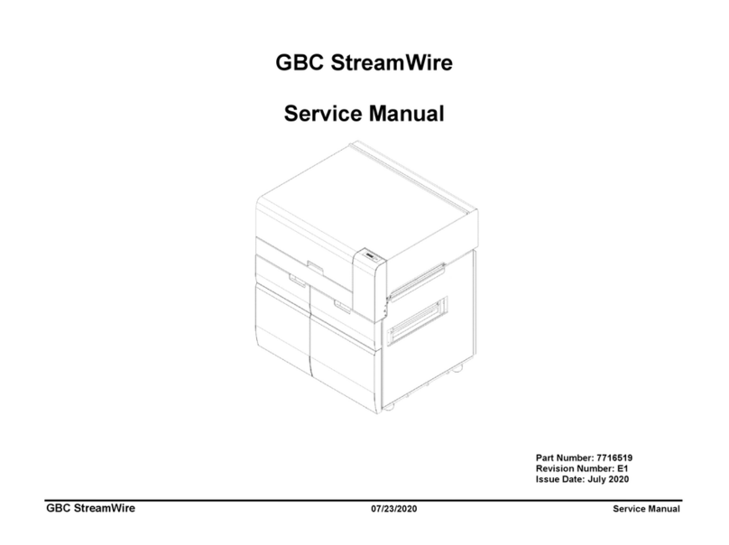 GBC StreamWire Service manual