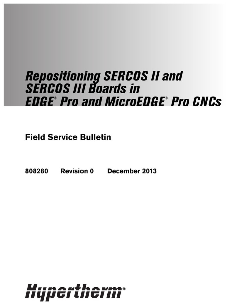 Hypertherm SERCOS II Reference manual
