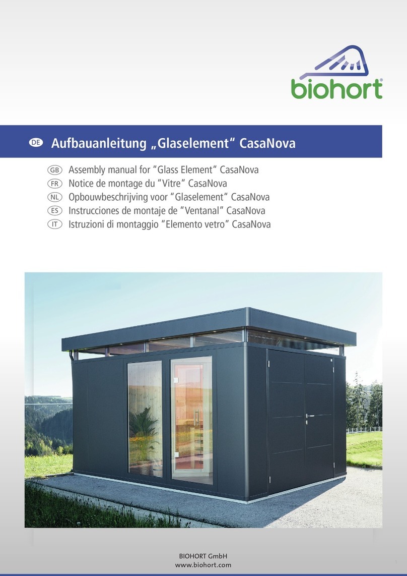 Biohort Glass Element CasaNova User manual