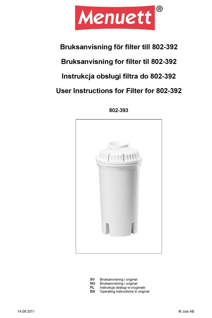 Menuett 802-393 User manual
