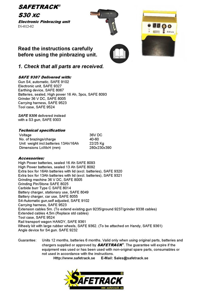 SAFETRACK S30 XC manual