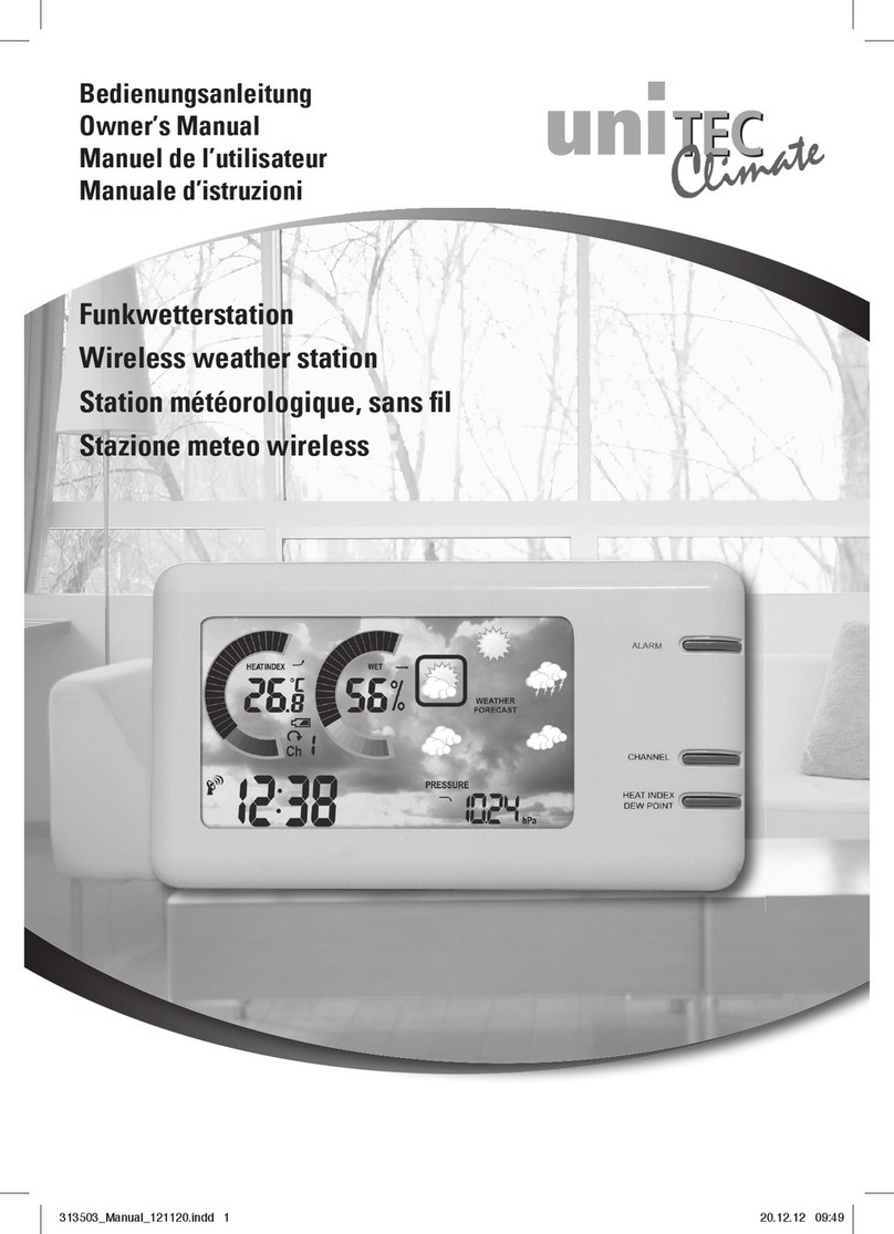 UNITEC Climate W177 User manual