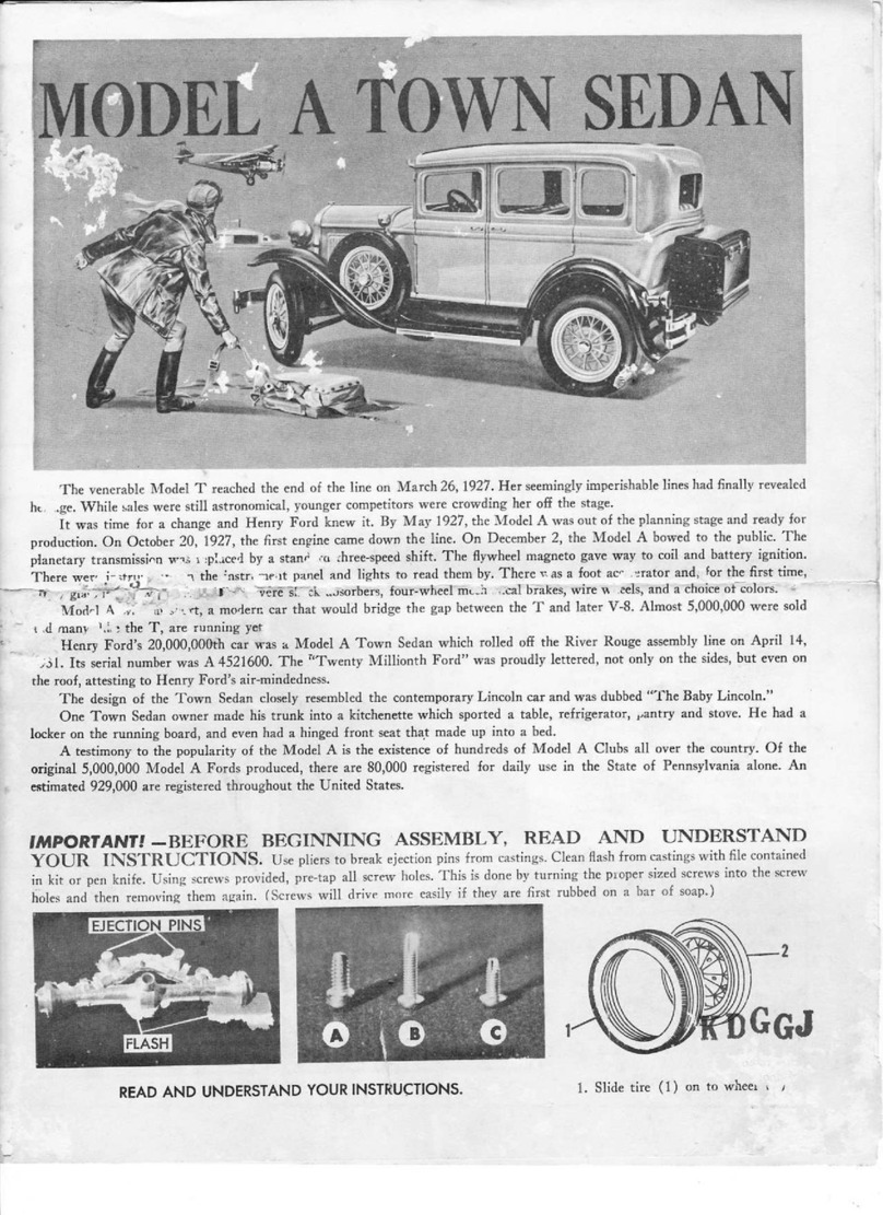 Hubley Model A Town Sedan manual