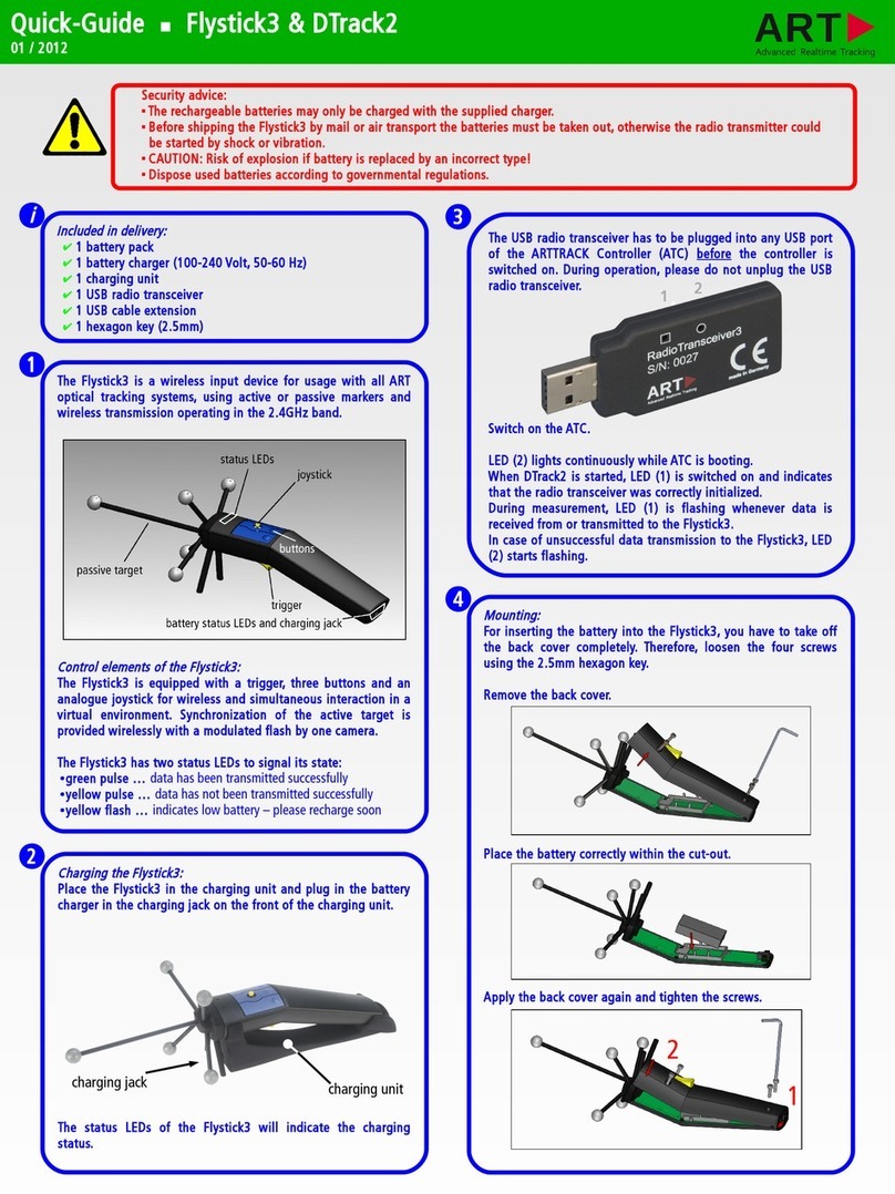 Art Flystick3 quick guide