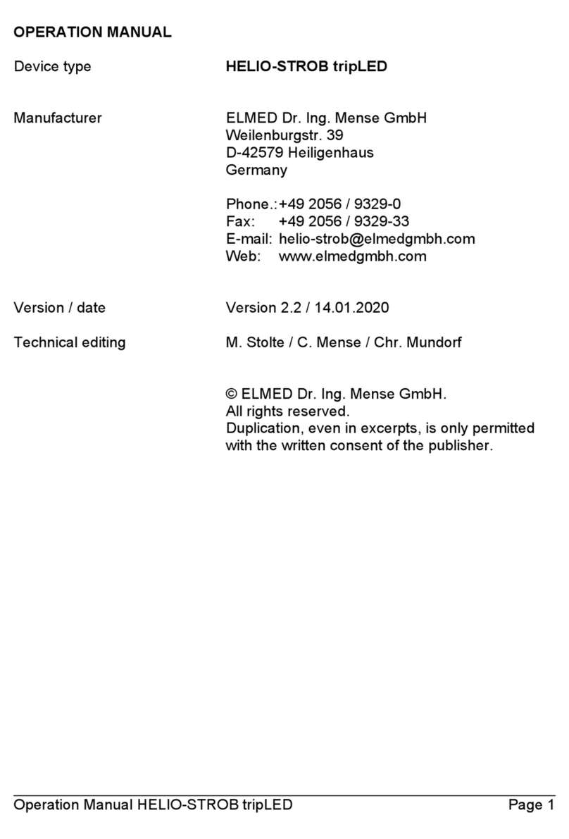 HELIO-STROB tripLED Operation manual
