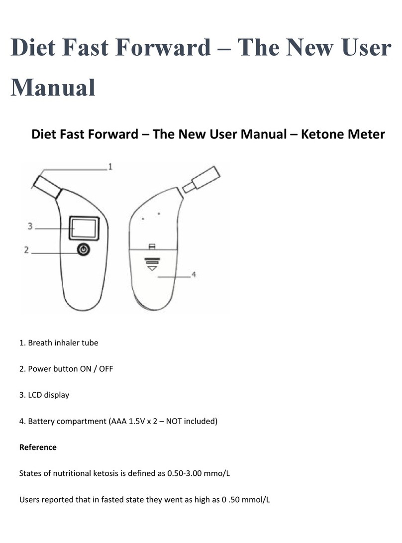Diet Fast Forward KETO FAST FORWARD 2.0 user manual