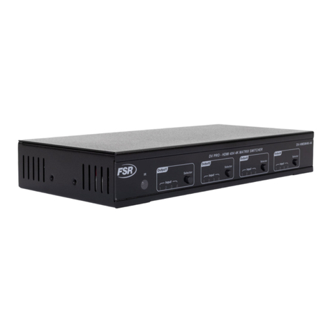 FSR DV-HMSW4K-44 User manual