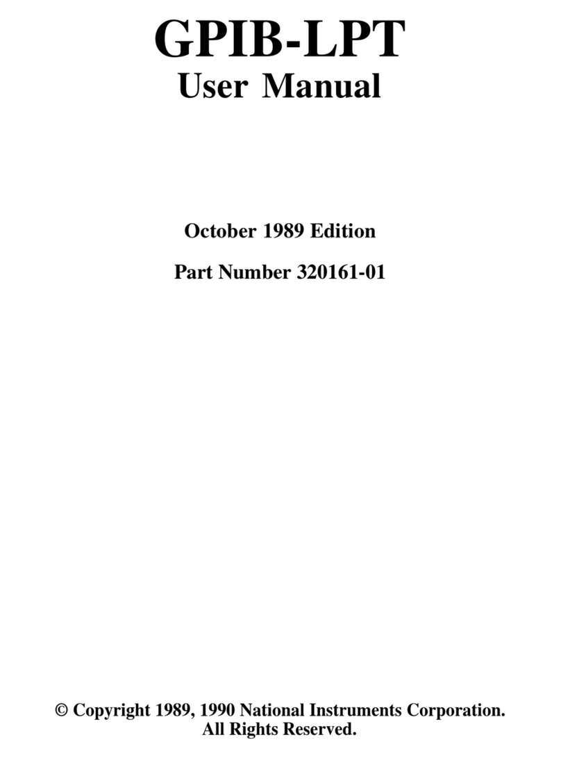 National Instruments GPIB-LPT User manual