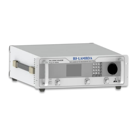 RF-Lambda REMC0218GE User manual RF-Lambda REMC0218GE User manual