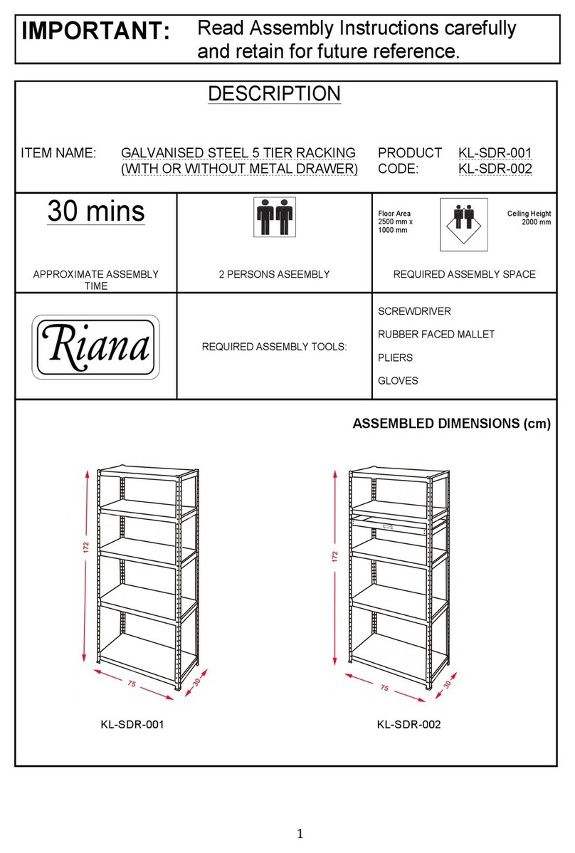 Riana KL-SDR-001 Assembly instructions