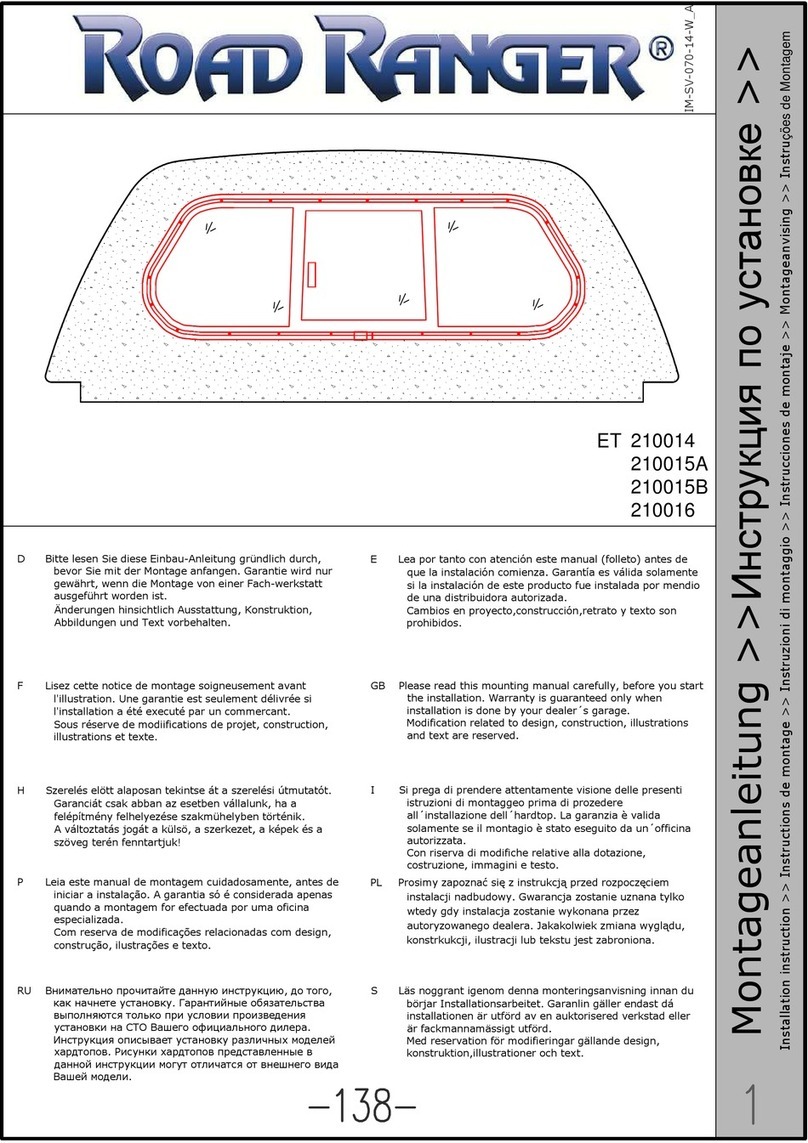 Road Ranger ET 210014 manual