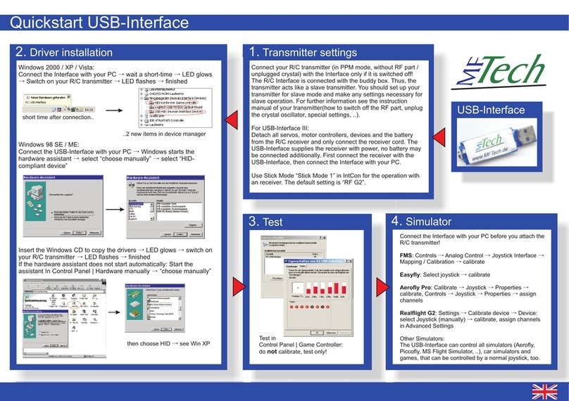 MFTech USB-Interface quick start guide
