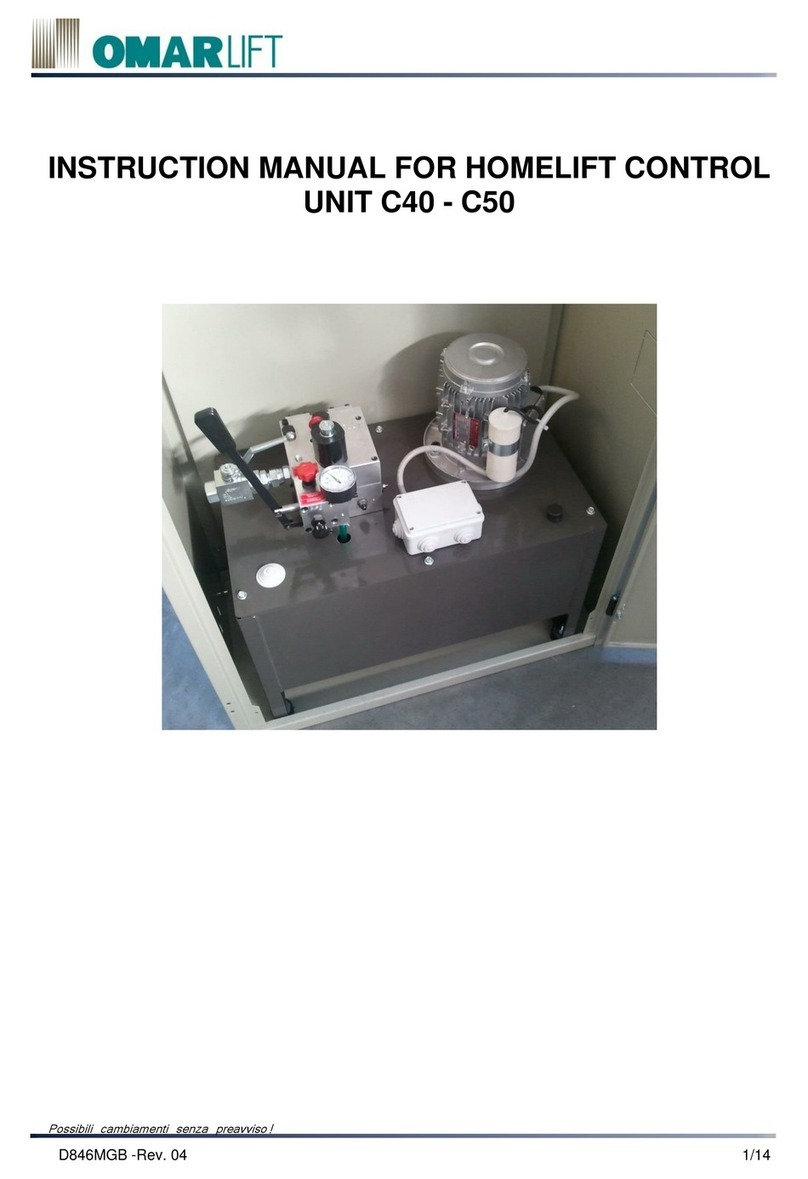 OmarLift C40 instruction manual