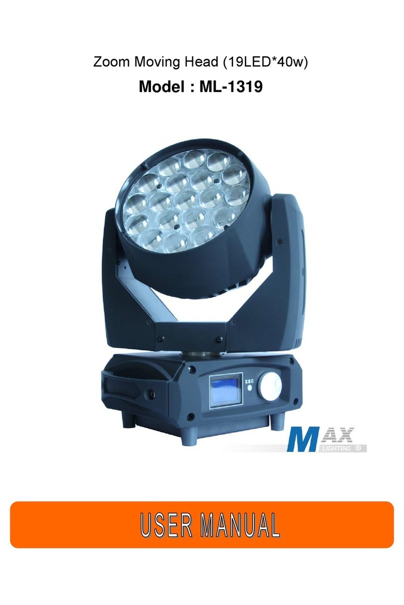MAX LIGHTING ML-1319 user manual