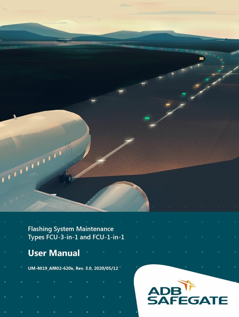 ADB Safegate FCU-3-in-1 user manual