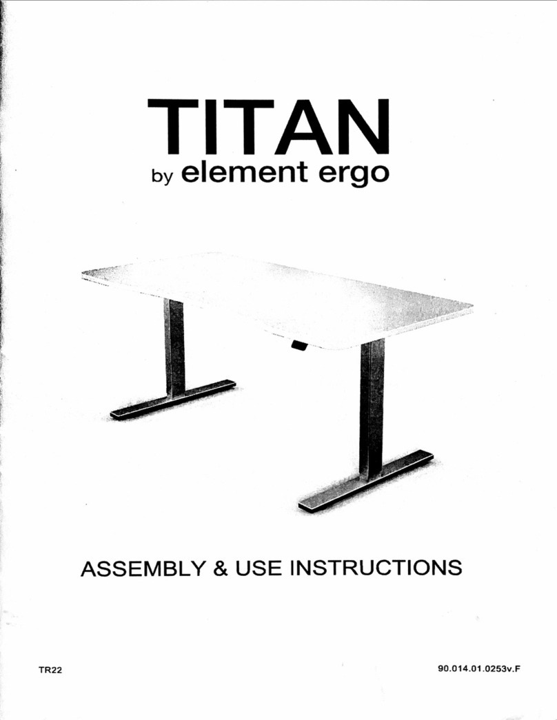 element ergo TITAN TR22 Assembly & use instructions