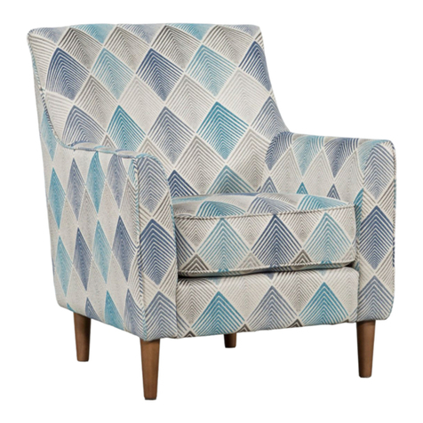 Living Spaces CLUB SVEN ACCENT CHAIR 5081 User manual
