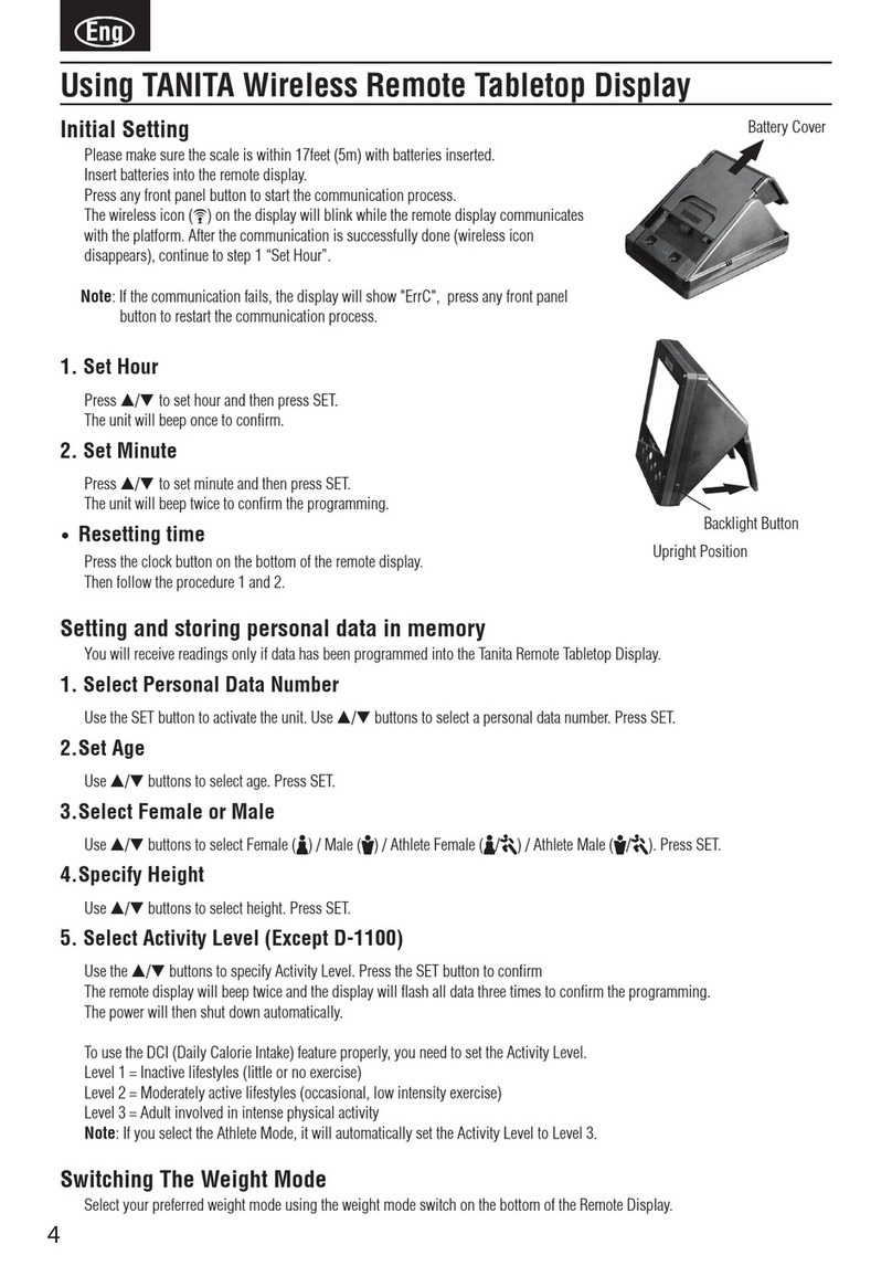 Tanita BC-1000 manual