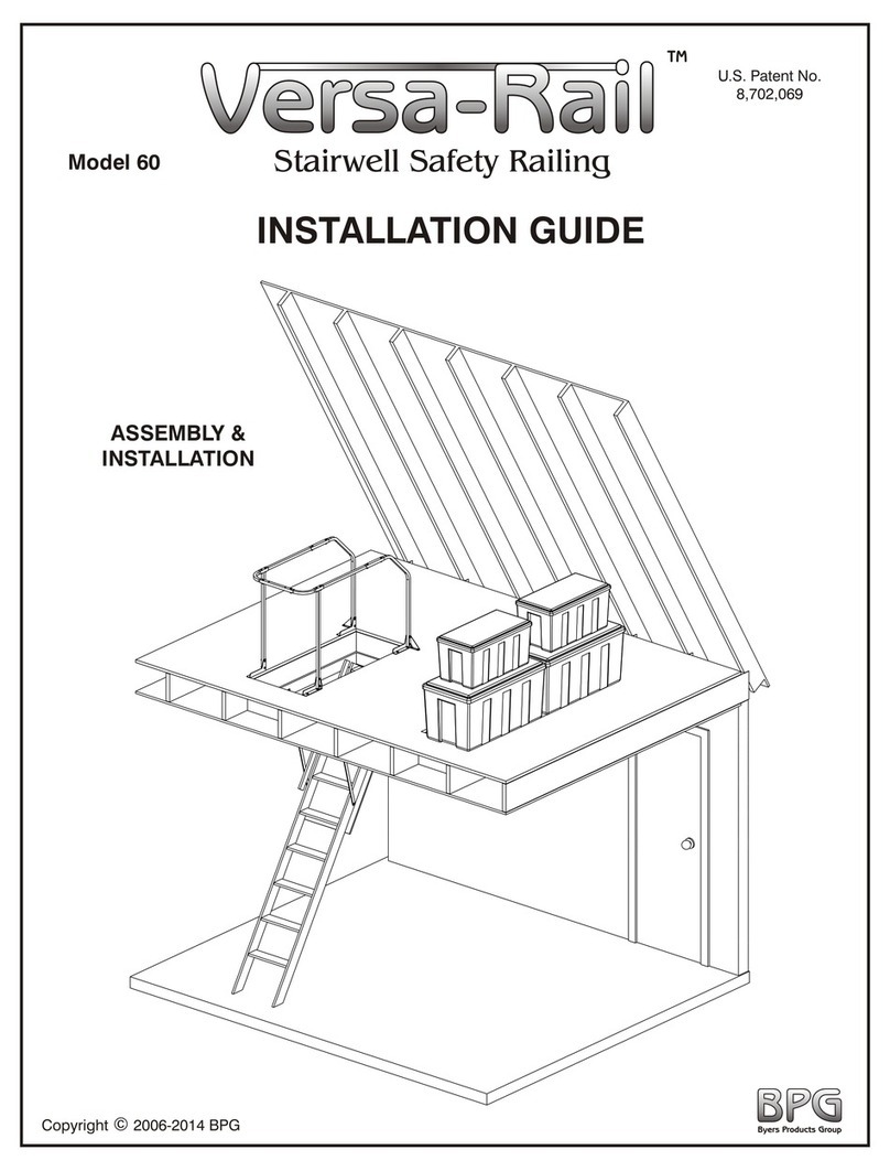 BPG Versa-Rail 60 installation guide