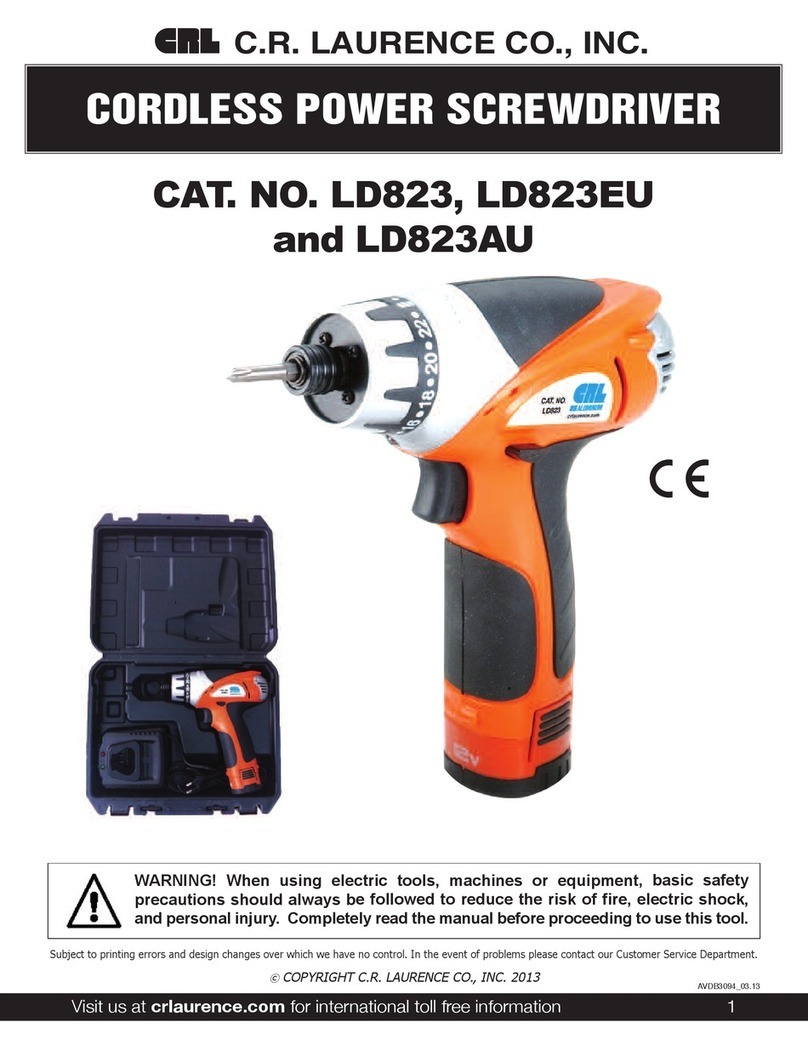 CRL LD823 User manual