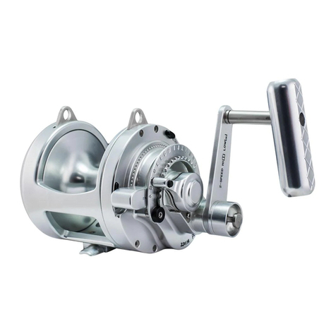 Accurate Technology Platinum TwinDrag Reel Usage manual