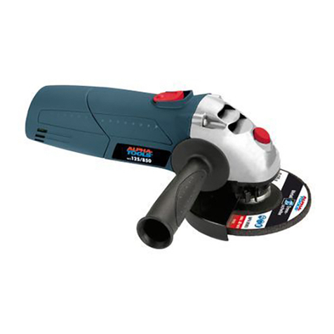 Alpha tools WS 125/850 User manual