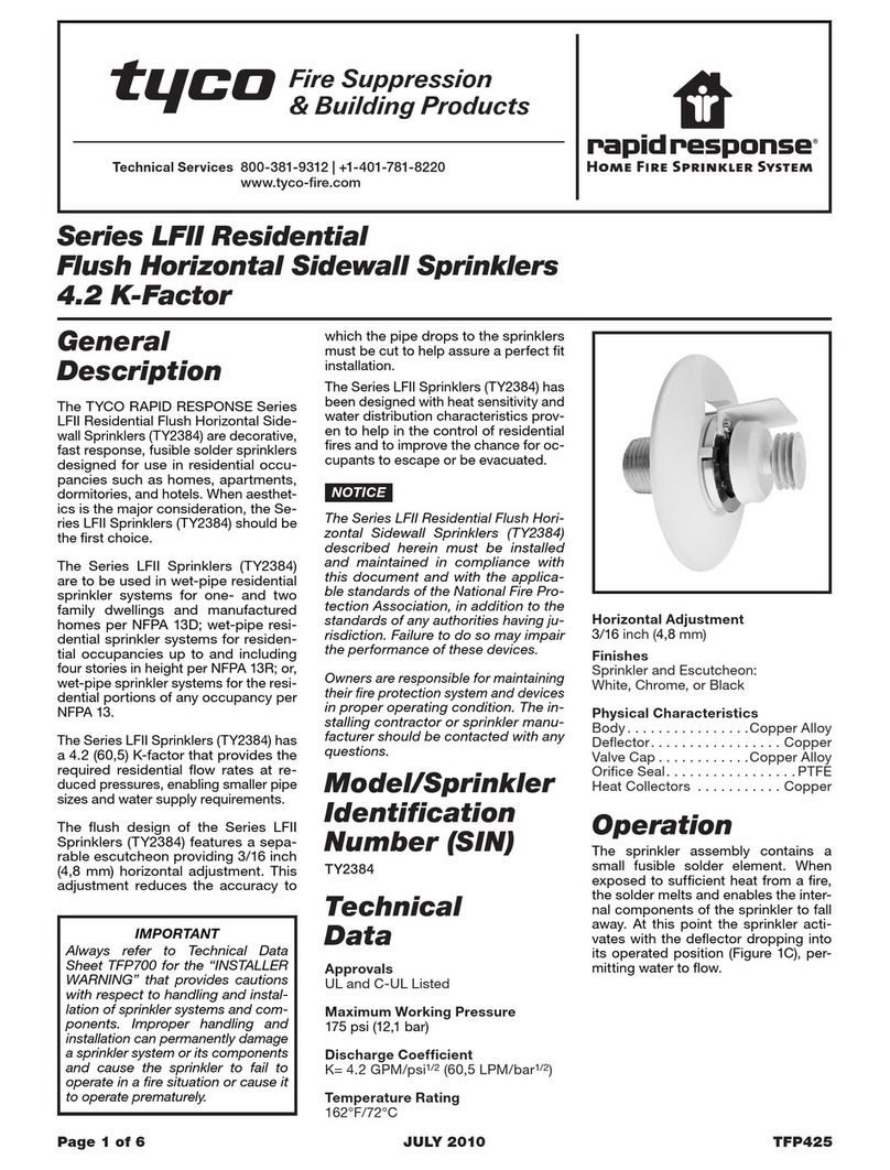 Tyco Rapidresponse LFII Series User manual