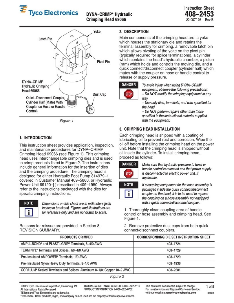Tyco Electronics DYNA-CRIMP 69066 User manual