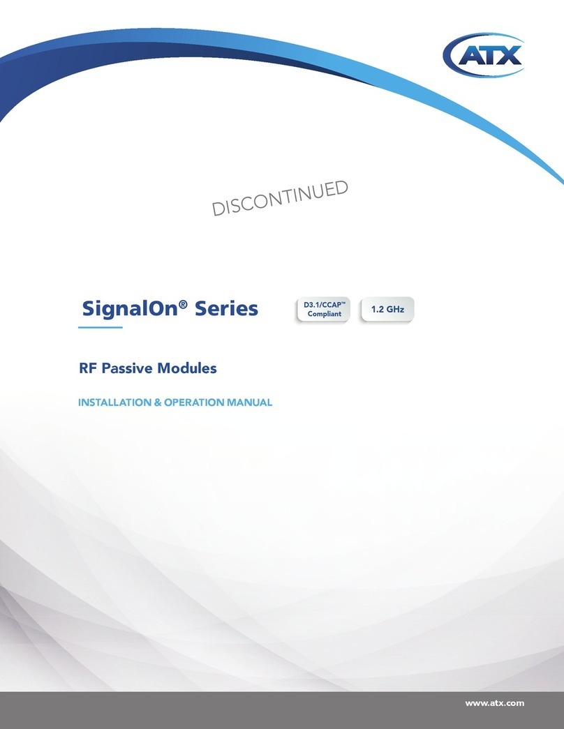 ATX SignalOn N-M 18M0 Series Installation and operation manual