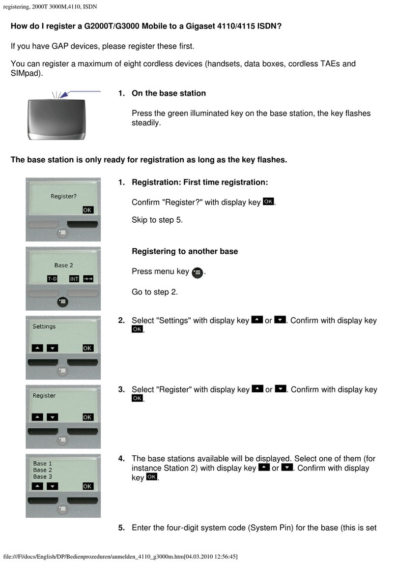 Siemens G2000T Mobile manual