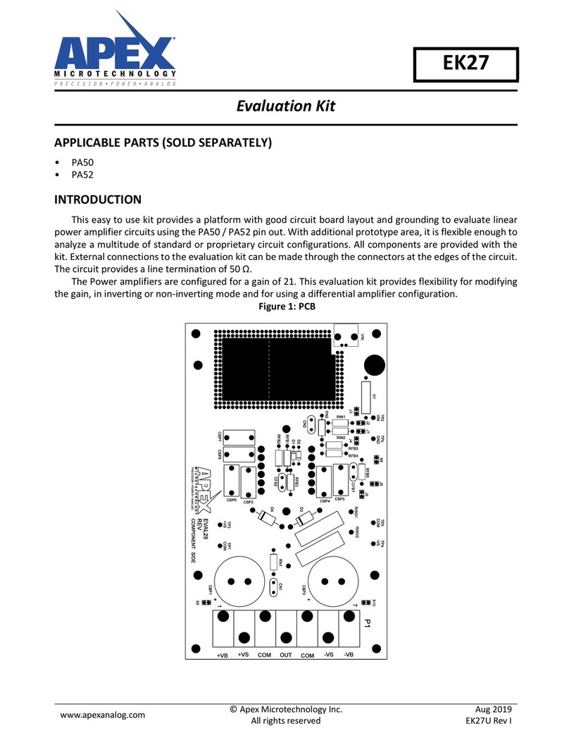 Apex Digital EK27 User manual Apex Digital EK27 User manual