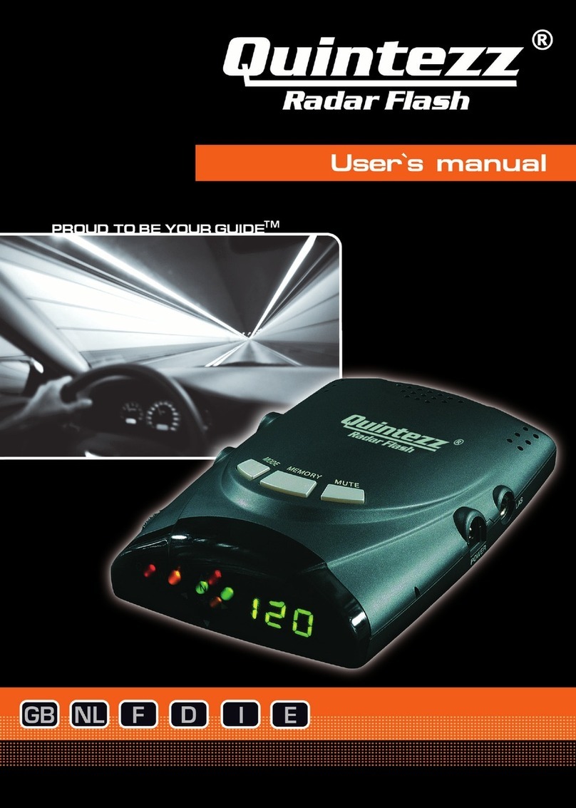 Quintezz Radar Flash user manual
