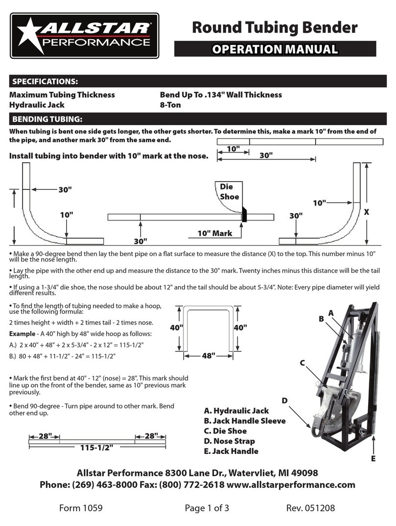Allstar ALL10300 Operation manual