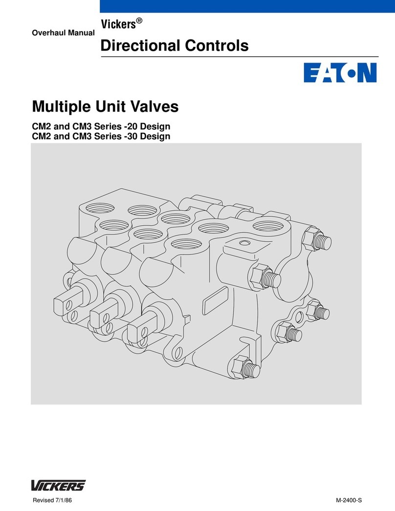 Eaton Vickers CM2 Series User manual Eaton Vickers CM2 Series User manual