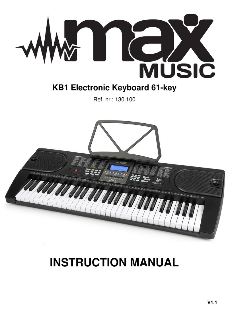 Max Music KB1 instruction manual